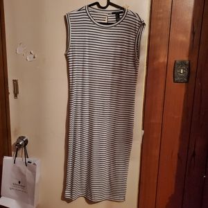 Forever21 Striped Midi Dress
